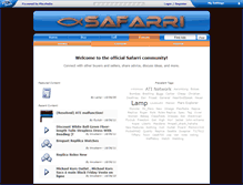 Tablet Screenshot of forum.safarri.com